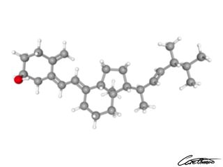 A three-dimensional representation of Vitamin D2